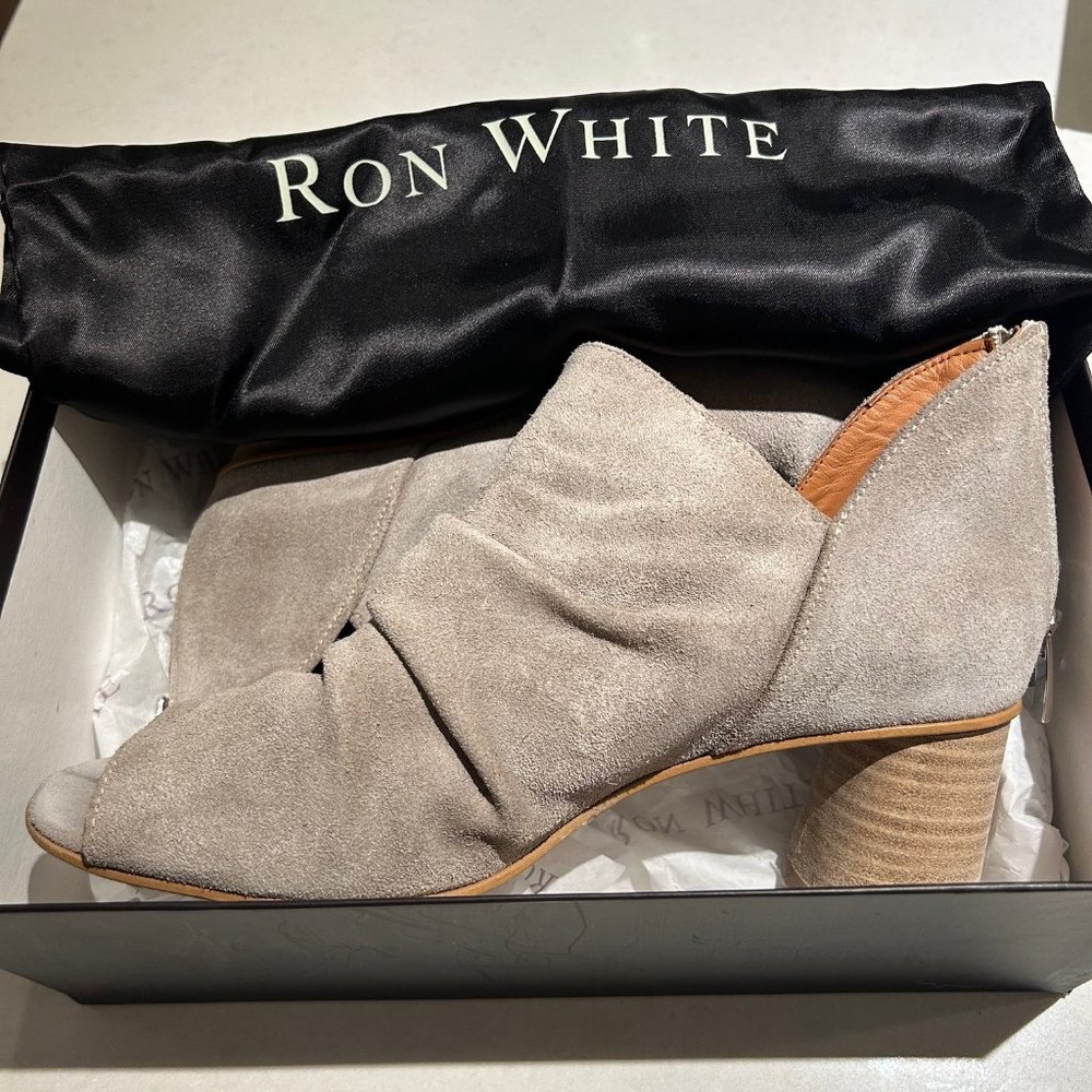 Ron White Suede Booties